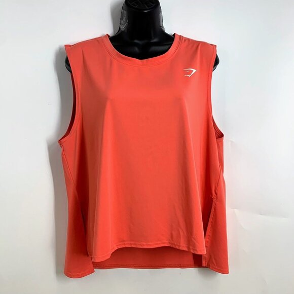 Gymshark Women's Training Drop Arm Crew Neck‎ Outdoor Yoga Tank Top Size XXL - Picture 1 of 10